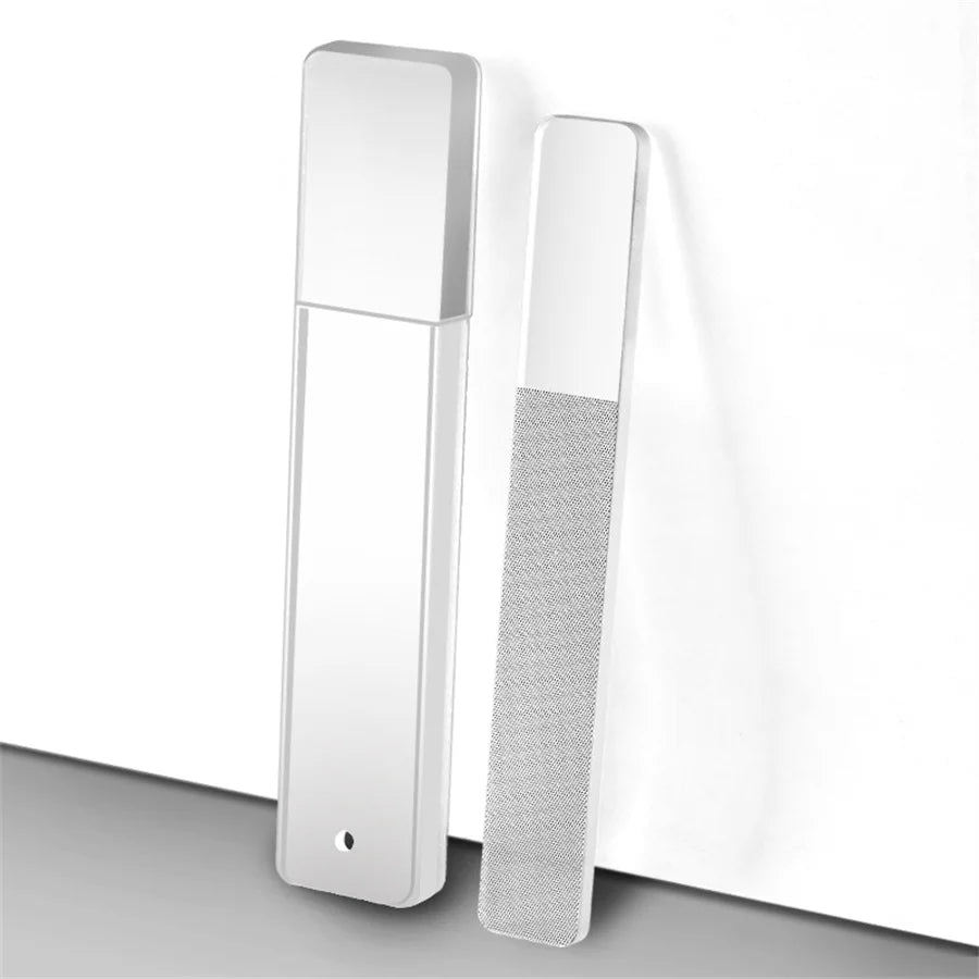 Nano Glass Nail File Transparent Crystal Nail Polish Rubbing Strip Polishing and Shining Nail Enhancement Tool