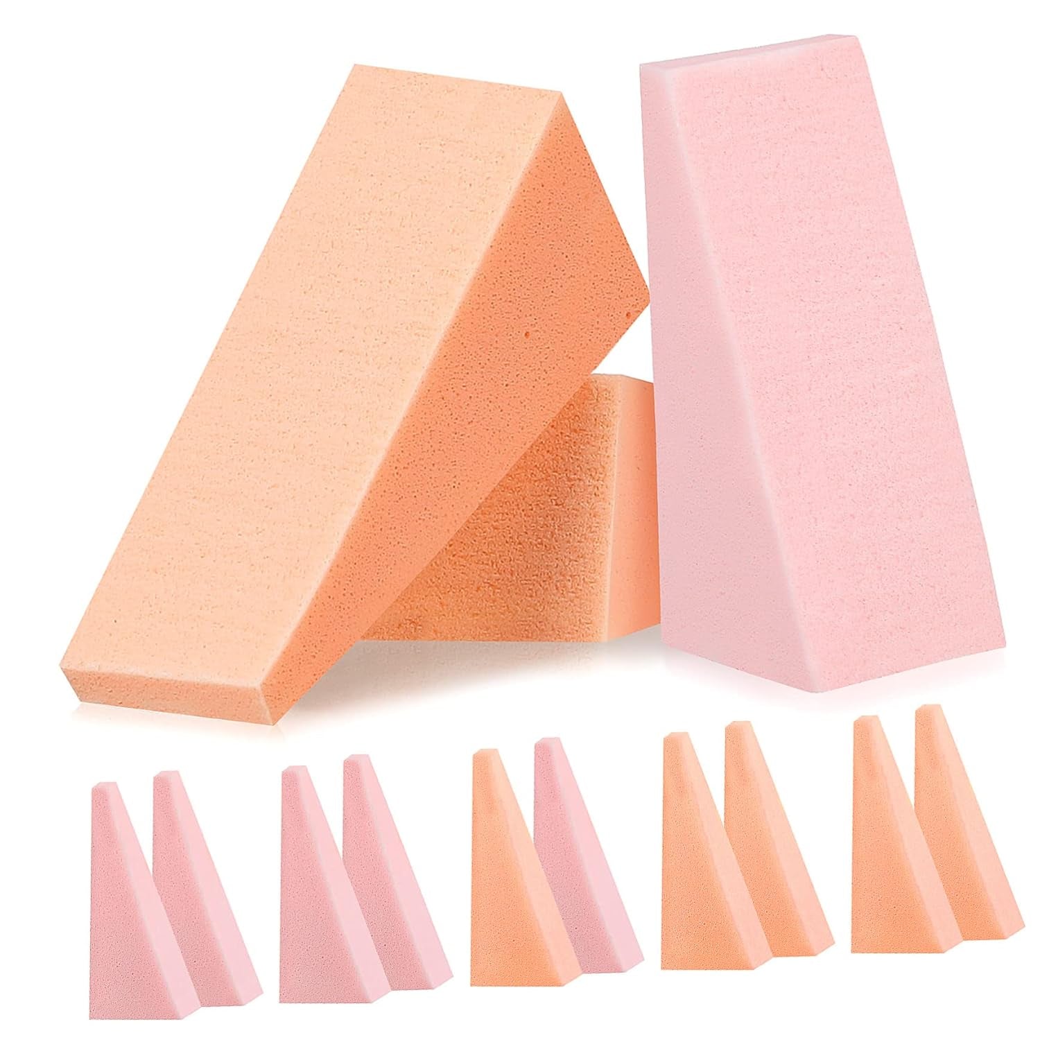 96Pcs Makeup Sponges Face Powder Puff Applicators Foundation Sponge Brush for Women Multifunctional Makeup Tools for Valentine Day Mother Day Christmas