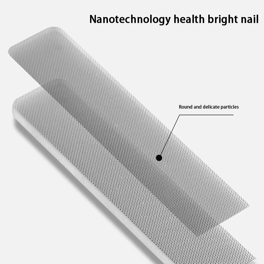 Nano Glass Nail File Transparent Crystal Nail Polish Rubbing Strip Polishing and Shining Nail Enhancement Tool