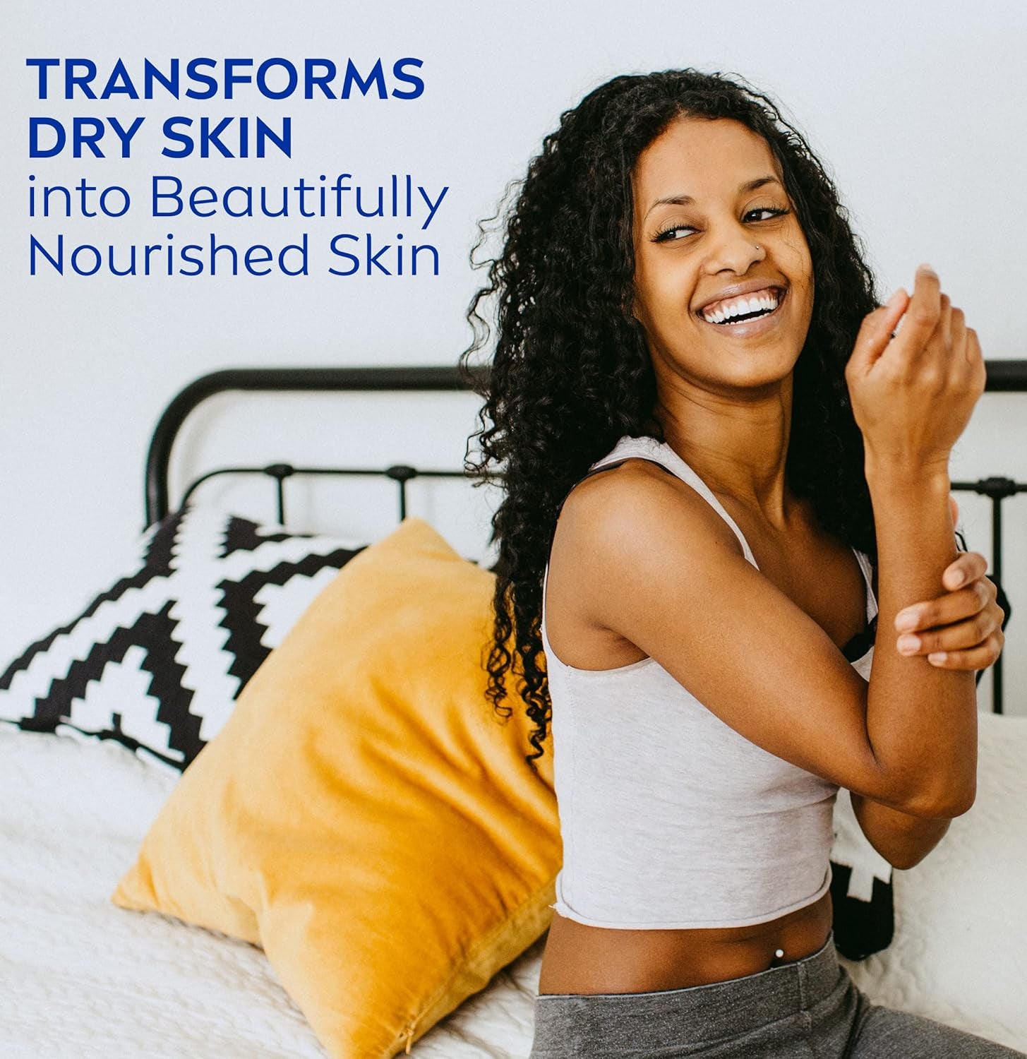 Oil Infused Vanilla and Almond Oil Body Lotion for Women, Fast-Absorbing and Non-Greasy Vanilla Scented Lotion Moisturizes for 48 Hours, 16.9 Fl Oz Pump Bottle, Pack of 3