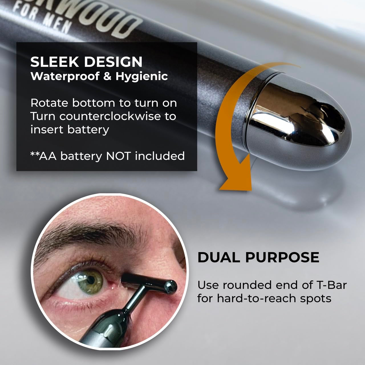 Eye and Facial Massager - Face Sculpting Tool for Men-Fights Puffy Eyes, Dark Circles, & Crow'S Feet- Self Care Gifts Face Massager Facial Tools-Gua Sha & Jade Roller Alternative