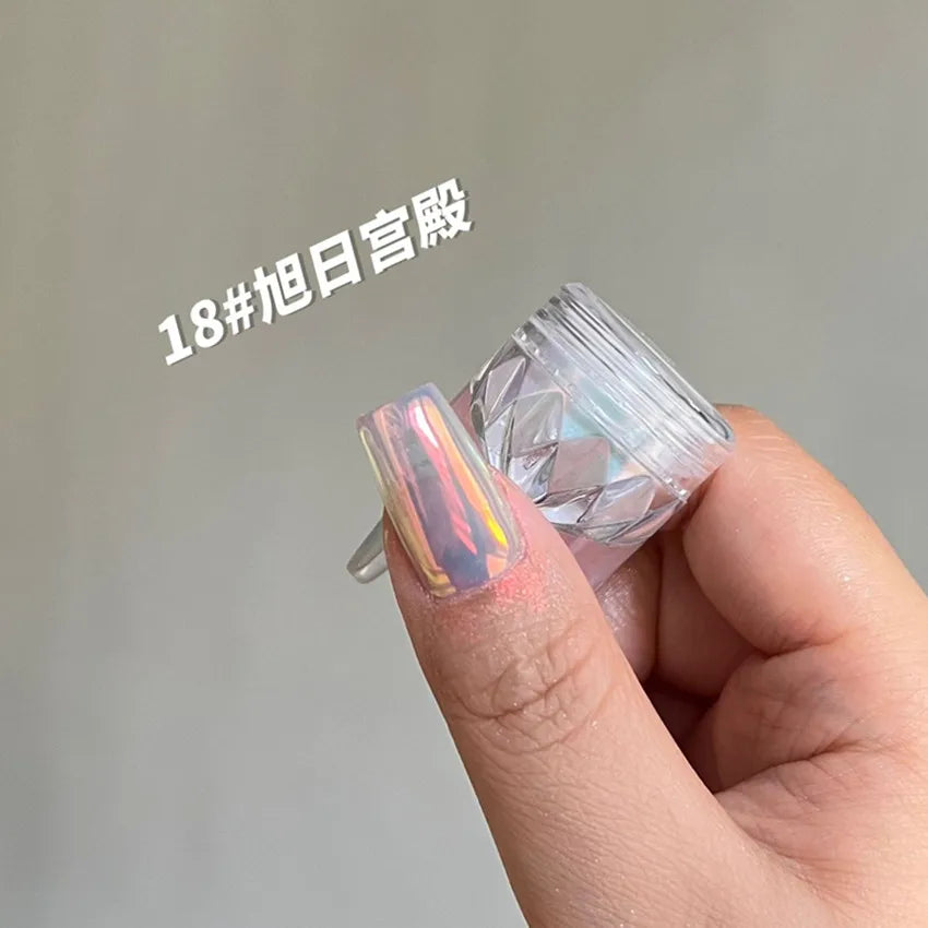 Moonlight Magic Mirror Powder Magnetic Mirror Cat Eye Nail Powder Matching DIY Nail Art Decoration Chrome Nail Salon Exclusive