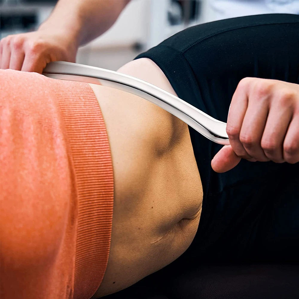 4/7Pcs Stainless Steel Gua Sha Scraping Massage Tool IASTM Tools Great Soft Tissue Mobilization Tool for Whole Body Acupoints