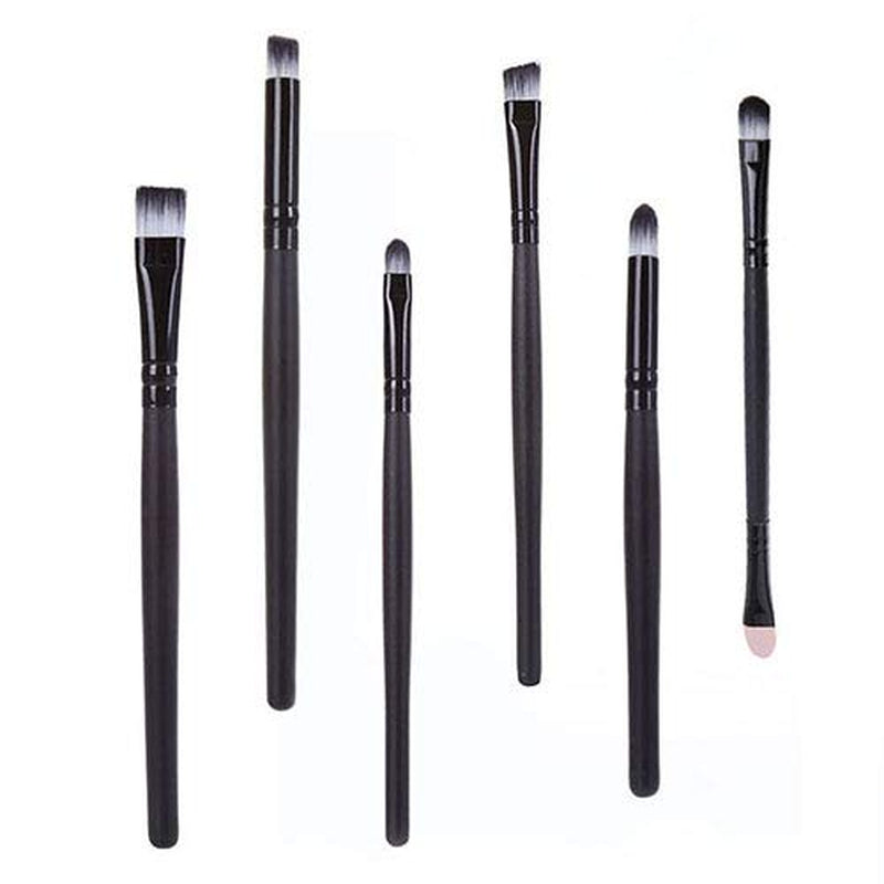 Litymitzromq Makeup Brushes 6 Pcs Make up Cosmetics Brushes Eyeshadow Eyeliner Beauty Tool Set Kit Gift Blending Powder Blush Concealers Highlighter Eye Shadows Brushes Kit