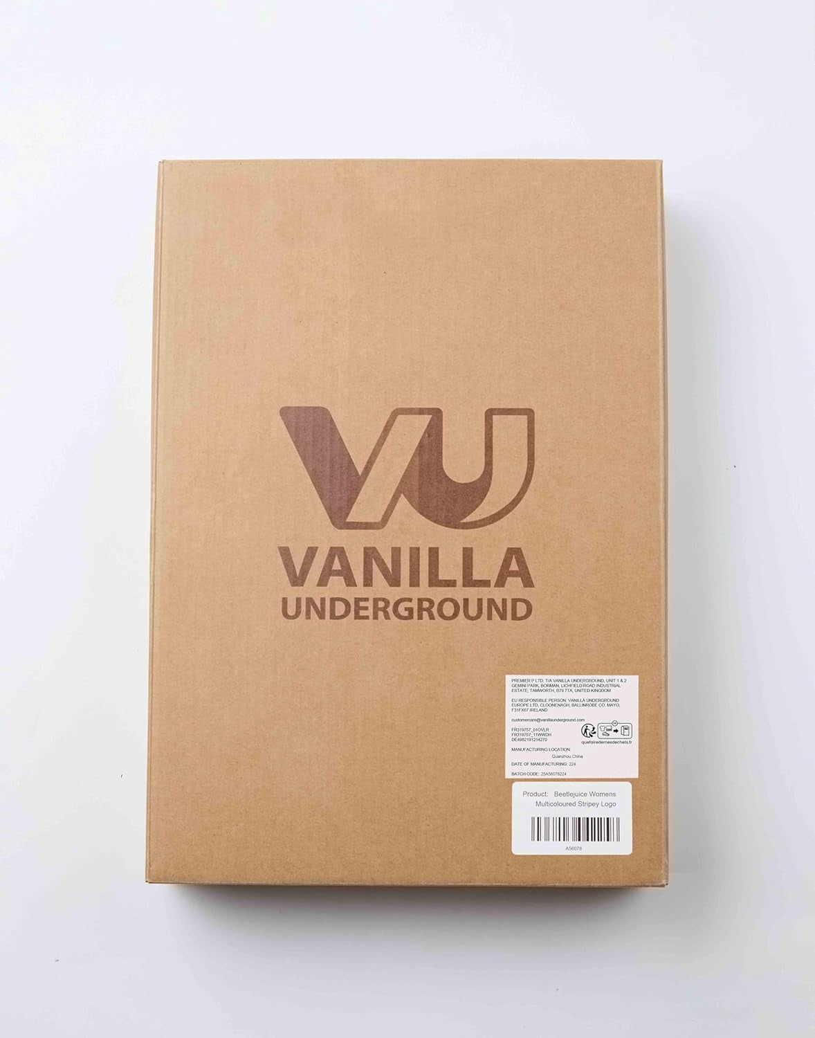 Beetlejuice Multicoloured Makeup Bag | Women'S Cosmetic Pouch with Stripe Design | Adults Beetlejuice Logo Makeup Holder