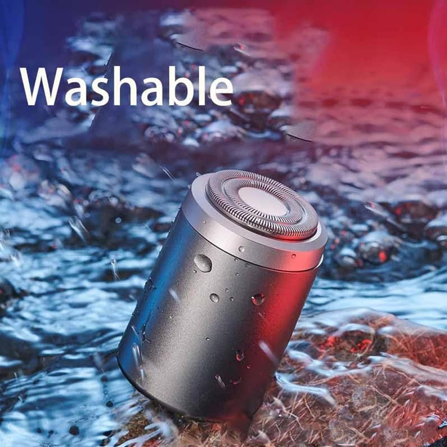 Enspiracle Mini Shaver - Unisex Portable Electric Shaver (1 Set)