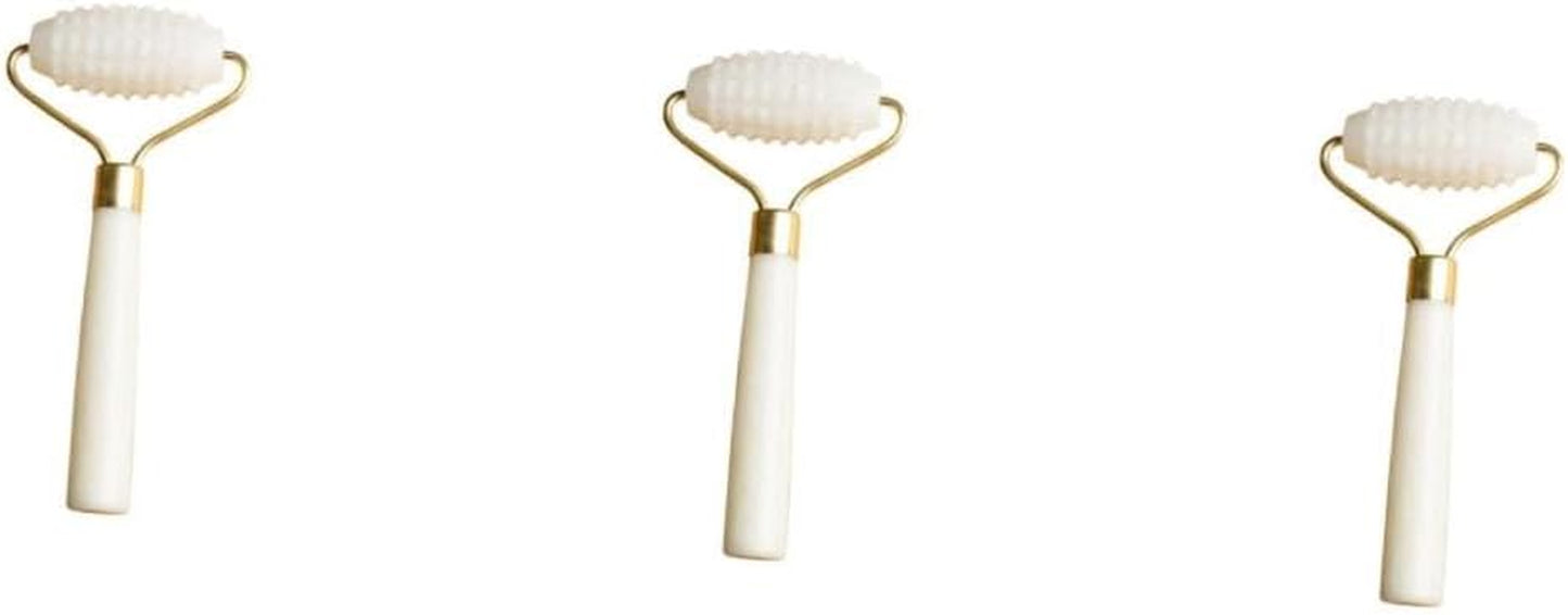 3Pcs Jade Face Roller Tool Portable Facial Massager Face Roller Massager Facial Massage Tool Single Head Jade