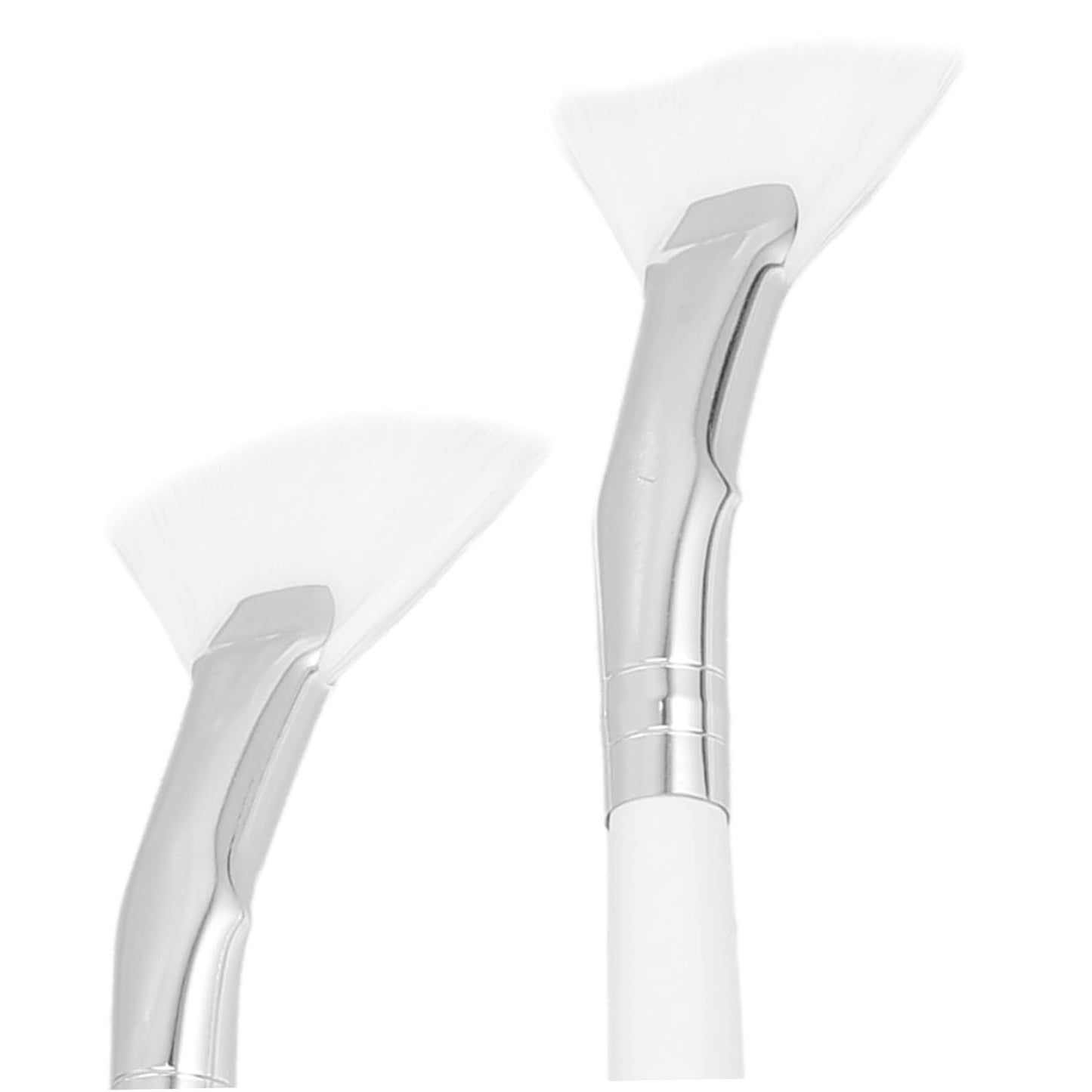 2Pcs Ergonomic Eyeshadow Brushes for Precision Makeup Application Soft Synthetic Bristles Versatile Use for Eye Shadow Nose Shadow