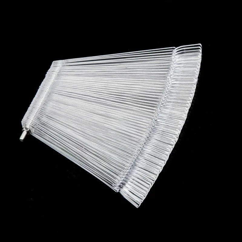 Nail Swatches Color Card Display Chart Gel Polish Template Nail Art Tips Sample Stand Nail Polish Practice Acrylic Palette