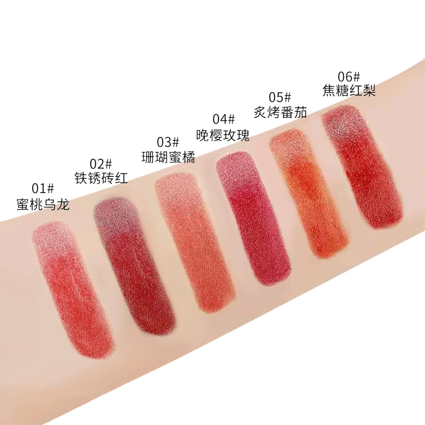 Matte Lipstick, Long Wear Waterproof Moisturizing Velvet Lipstick, Non-Stick Cup Lip Make Up, Lip Gloss Set for Women 2Pcs/Set(Green)