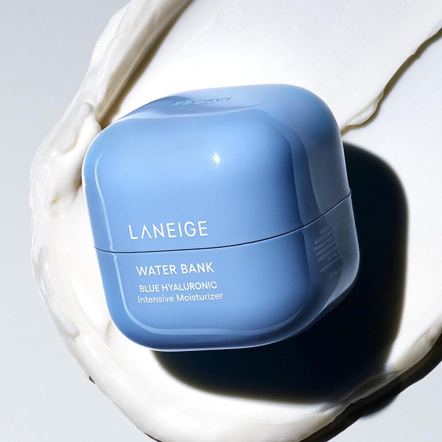 Water Bank Blue Hyaluronic Intensive Moisturizer: Hydrating Face Cream for Extra Dry Skin with Squalane & Peptide for Skin Barrier Support, Dermatologist-Tested