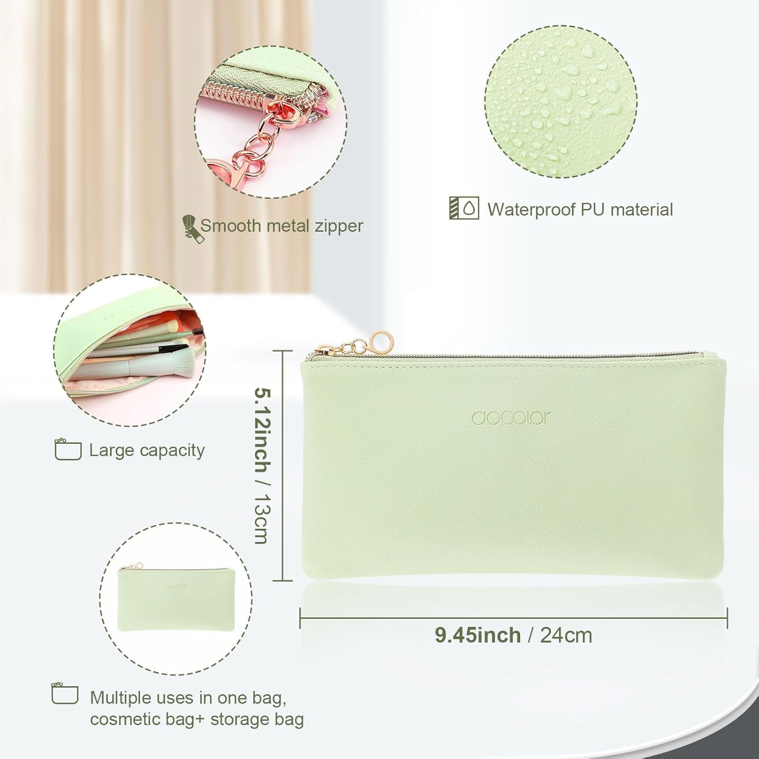 Makeup Brushes 17 Pcs with Makeup Bag and Makeup Sponge and Brush Protector Morandi Makeup Brush Set Premium Synthetic Hair Makeup Brush Wooden Handle Gift Box