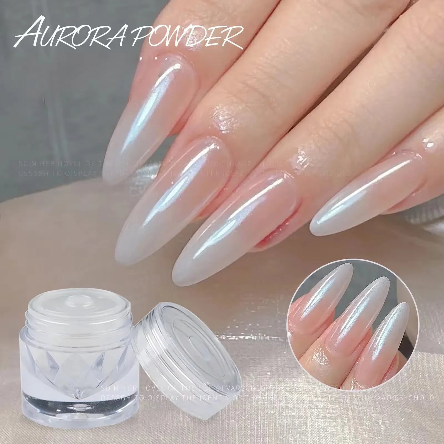 Moonlight Magic Mirror Powder Magnetic Mirror Cat Eye Nail Powder Matching DIY Nail Art Decoration Chrome Nail Salon Exclusive