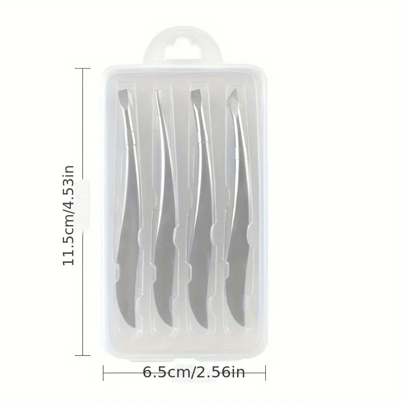 Precision Stainless Steel Tweezers for Eyebrow Hair Facial Hair Removal Splinter Blackhead Slant Ti