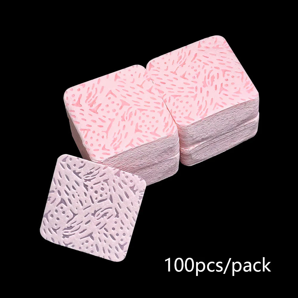 Lint Free Nail Wipes Nail Polish Remover Eyelash Extension Glue Cleaning Wipes Absorbent Soft Removal Tool for Nail Art