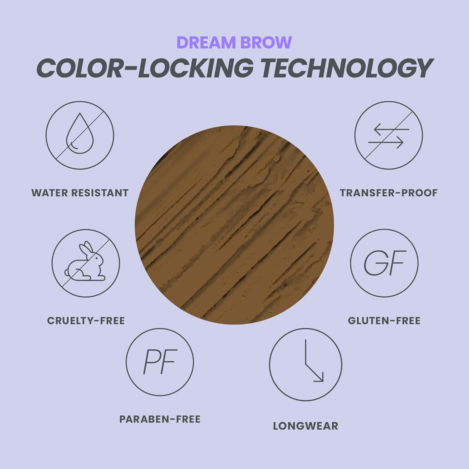 Dream Brow Eye Brow Gel, Long Lasting Eyebrow Gel, Water-Resistant, Transfer Proof Tinted Filler Eyebrow Mascara (Blonde)