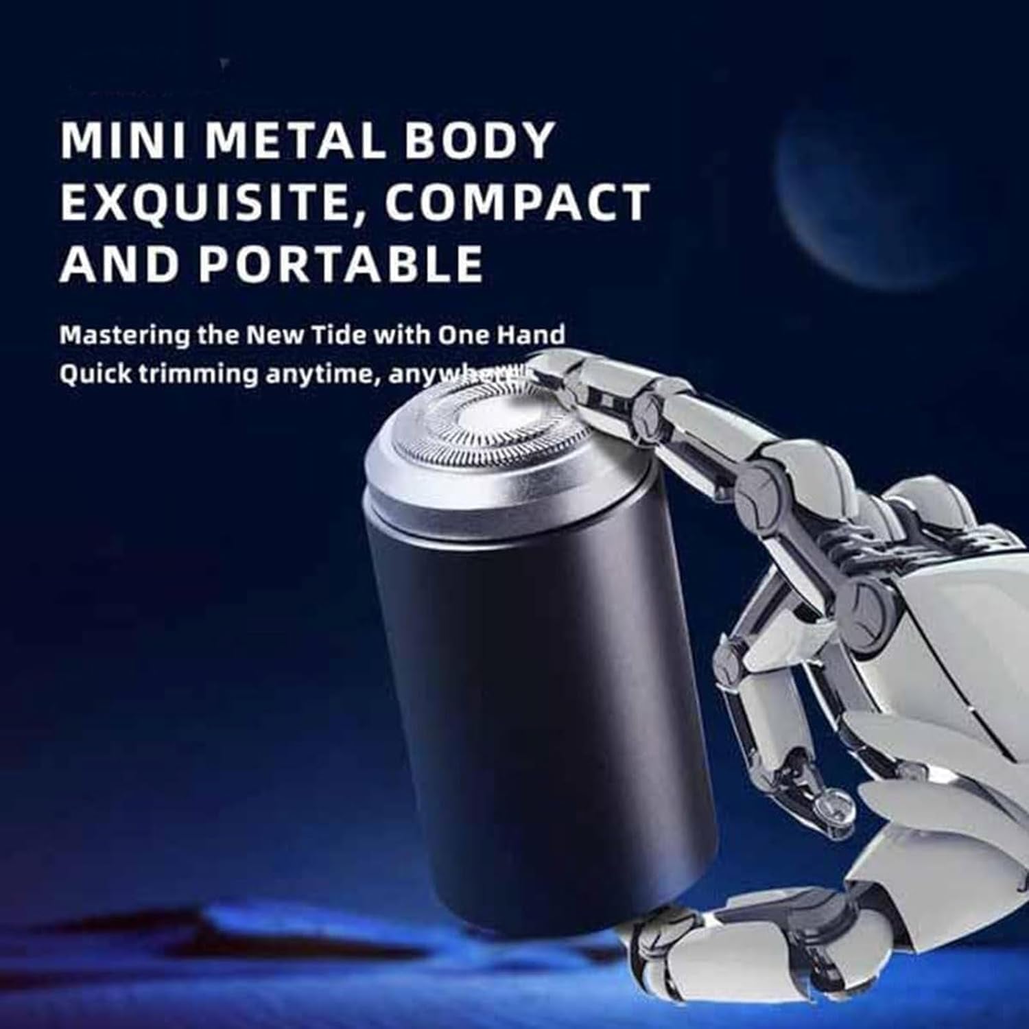 Enspiracle Mini Shaver - Unisex Portable Electric Shaver (1 Set)