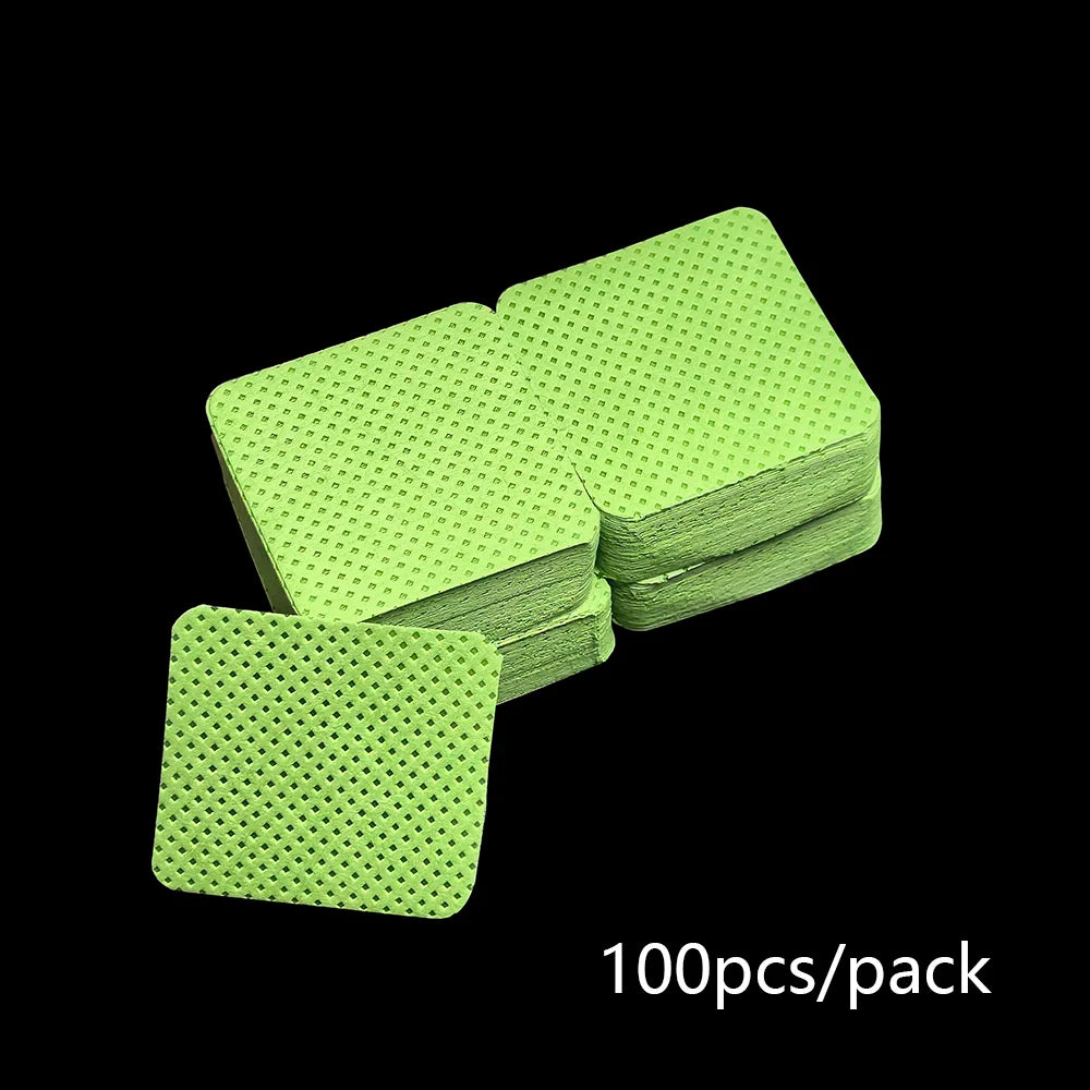Lint Free Nail Wipes Nail Polish Remover Eyelash Extension Glue Cleaning Wipes Absorbent Soft Removal Tool for Nail Art