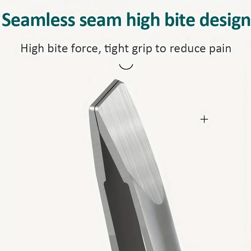 Precision Stainless Steel Tweezers for Eyebrow Hair Facial Hair Removal Splinter Blackhead Slant Ti