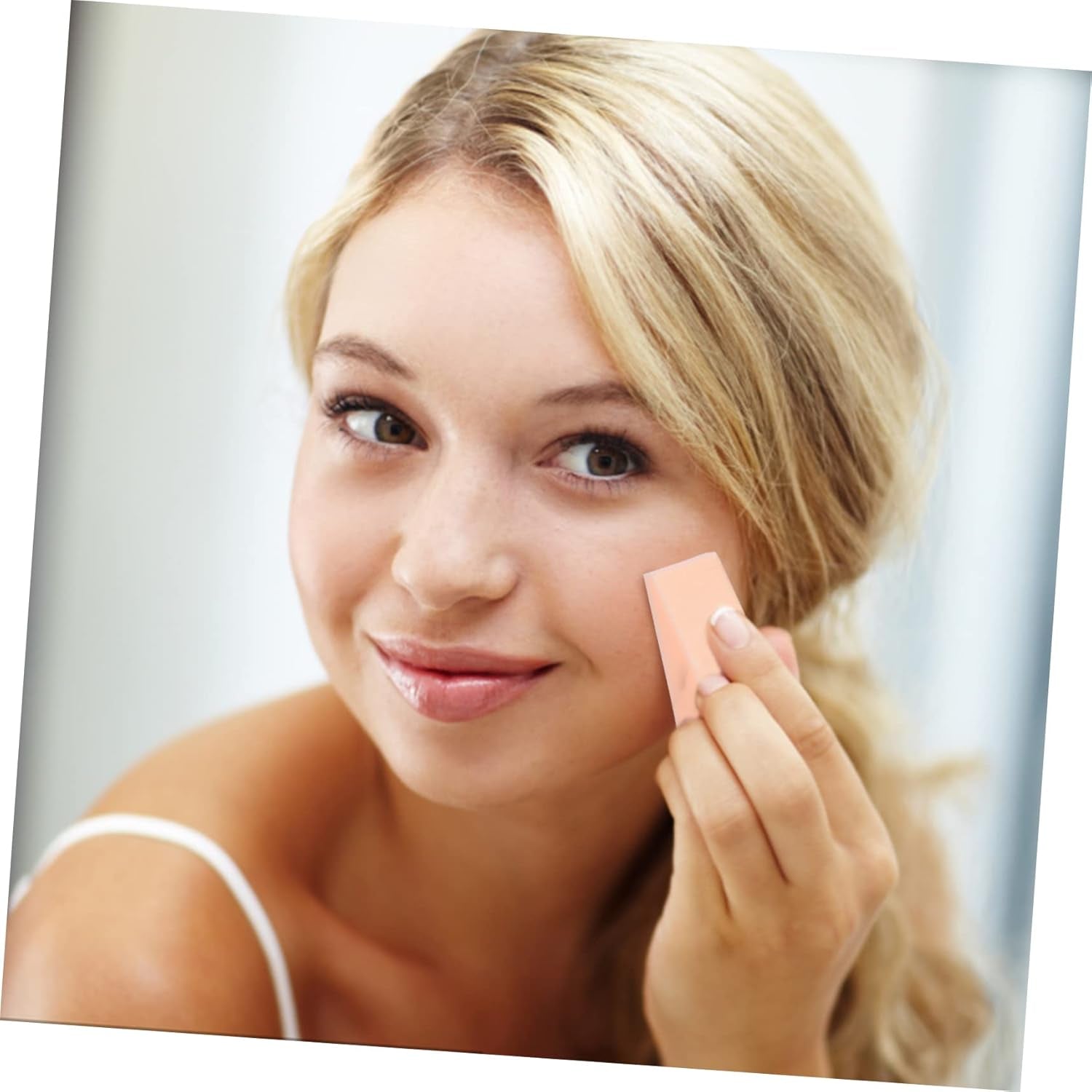 96Pcs Makeup Sponges Face Powder Puff Applicators Foundation Sponge Brush for Women Multifunctional Makeup Tools for Valentine Day Mother Day Christmas