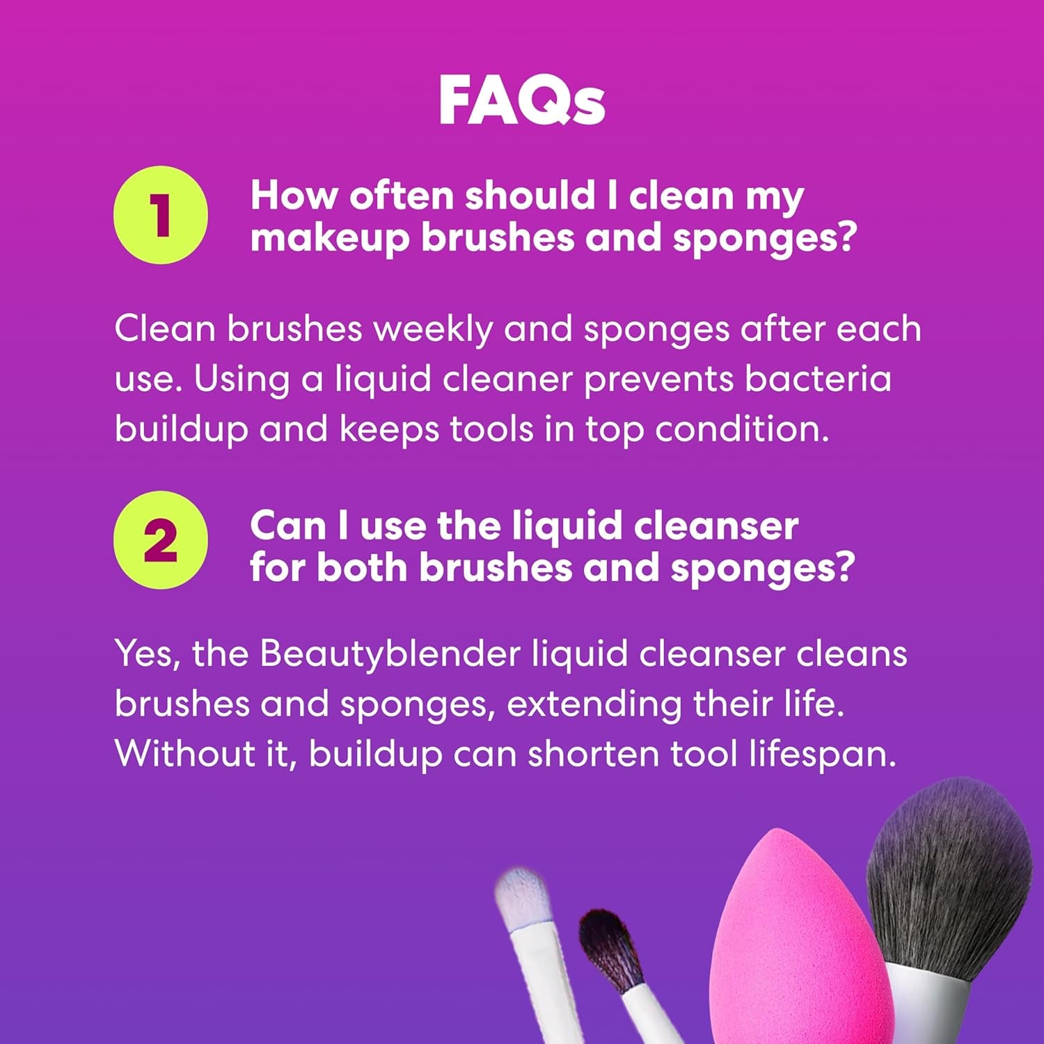 ® | Blendercleanser® Tool Wash | Lavender Purifying Liquid Soap | Hand, Sponge, Brush, Makeup Tool Cleanser | Lavender-Scented, Vegan, Paraben-Free, Sulfate-Free, 5 Oz