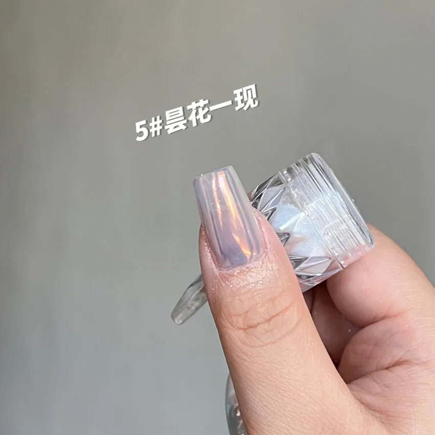 Moonlight Magic Mirror Powder Magnetic Mirror Cat Eye Nail Powder Matching DIY Nail Art Decoration Chrome Nail Salon Exclusive