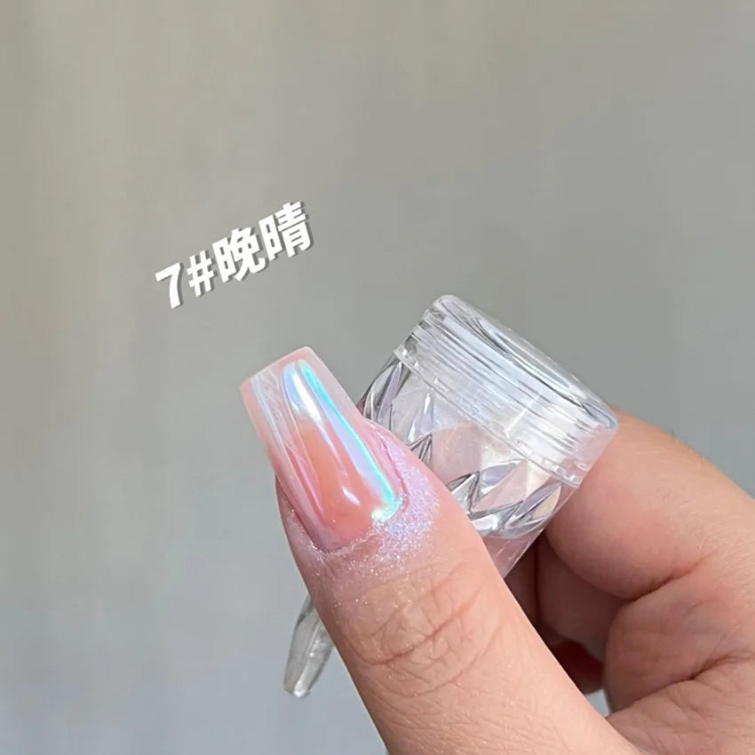 Moonlight Magic Mirror Powder Magnetic Mirror Cat Eye Nail Powder Matching DIY Nail Art Decoration Chrome Nail Salon Exclusive