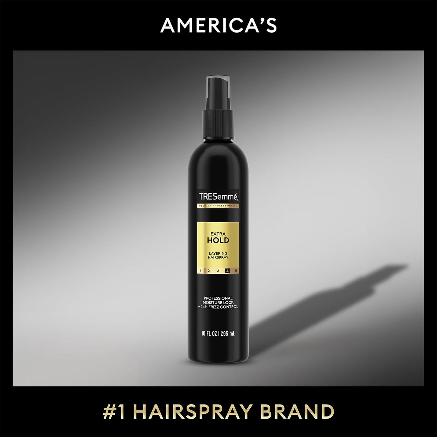 Tresemmé Extra Hold Hairspray, Non-Aerosol 3-Pack, 24H Hold & Frizz Control + Keratin Repair Hair Mask