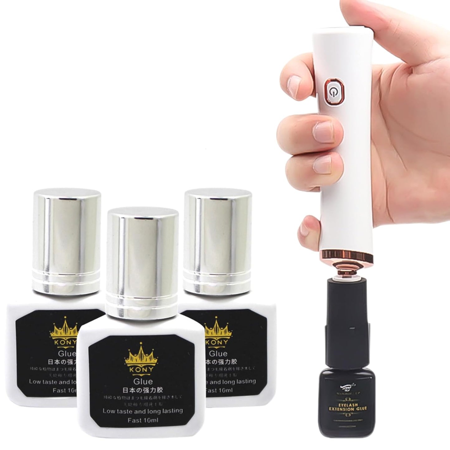 Electric Makeup Brush Cleaner, Multi-Functional Makeup Brush Cleaner Machine with 8 Brush Collars, Automatic Spinner with Cleaning Bowl, Professional Makeup Brush Tools