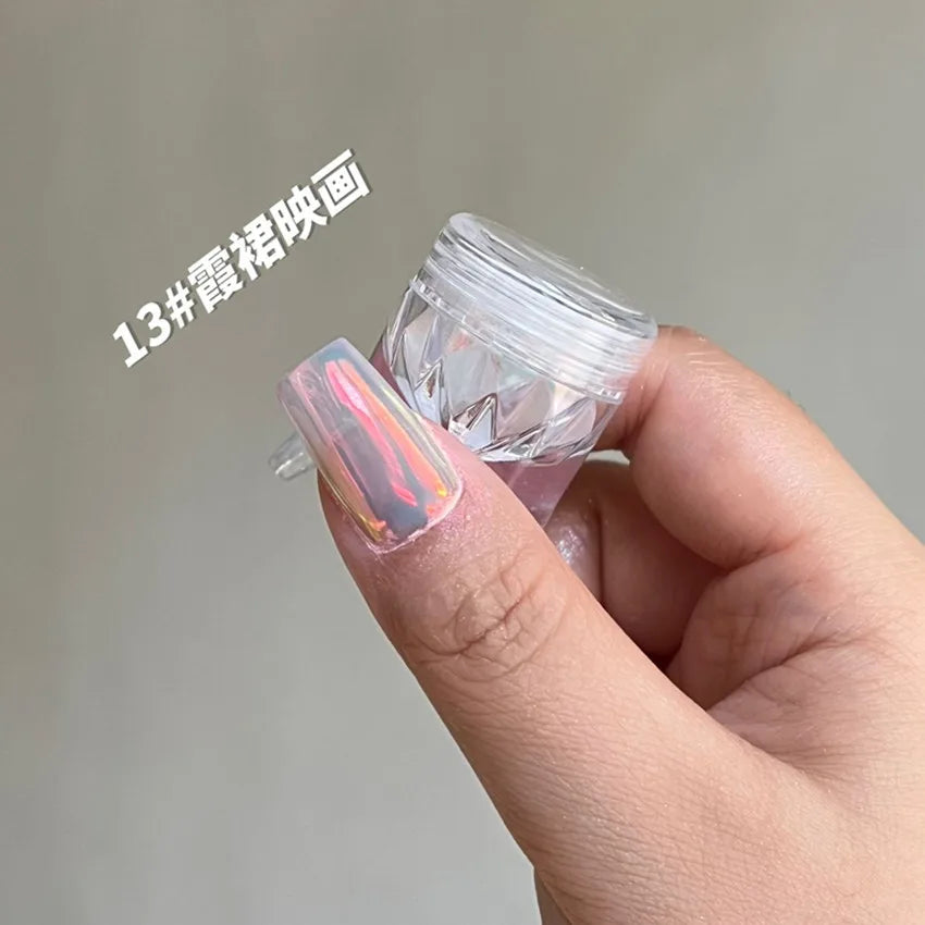Moonlight Magic Mirror Powder Magnetic Mirror Cat Eye Nail Powder Matching DIY Nail Art Decoration Chrome Nail Salon Exclusive