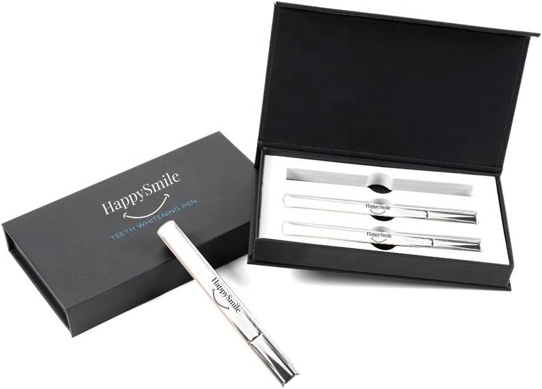 Premium Teeth Whitening Pen Set of 3 - Achieve a Brighter Smile, Easier than Strips or Other Whitening Kits - Professional Results, Gentle on Sensitive Teeth