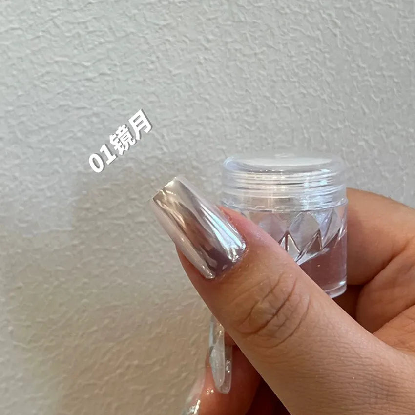Moonlight Magic Mirror Powder Magnetic Mirror Cat Eye Nail Powder Matching DIY Nail Art Decoration Chrome Nail Salon Exclusive