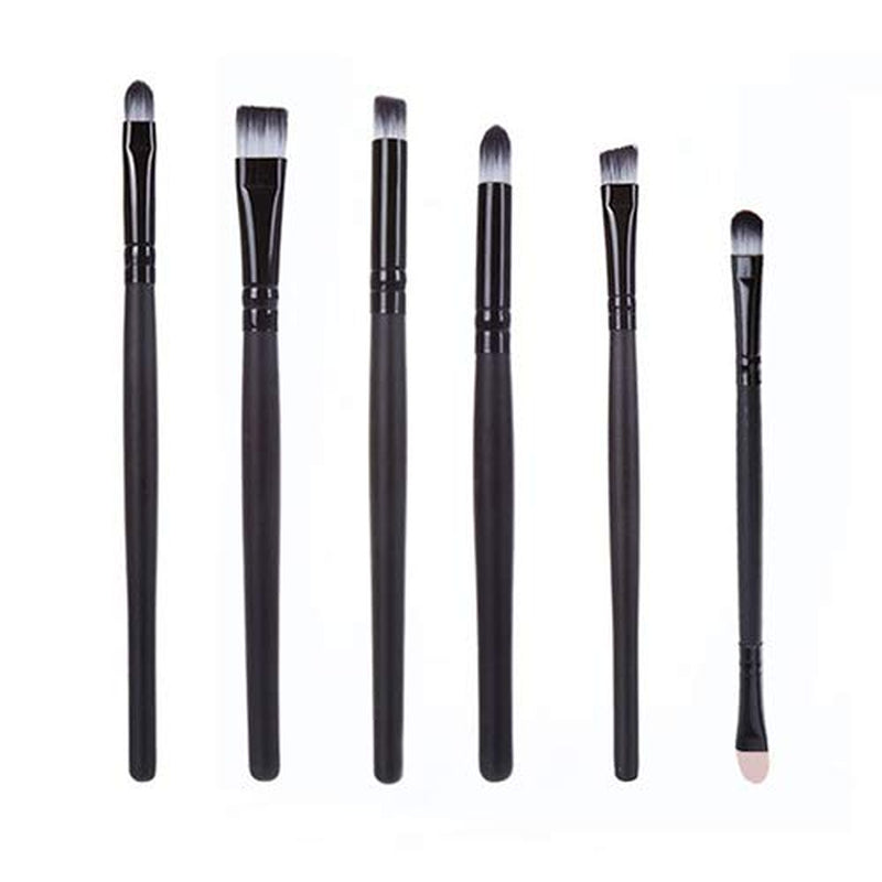 Litymitzromq Makeup Brushes 6 Pcs Make up Cosmetics Brushes Eyeshadow Eyeliner Beauty Tool Set Kit Gift Blending Powder Blush Concealers Highlighter Eye Shadows Brushes Kit