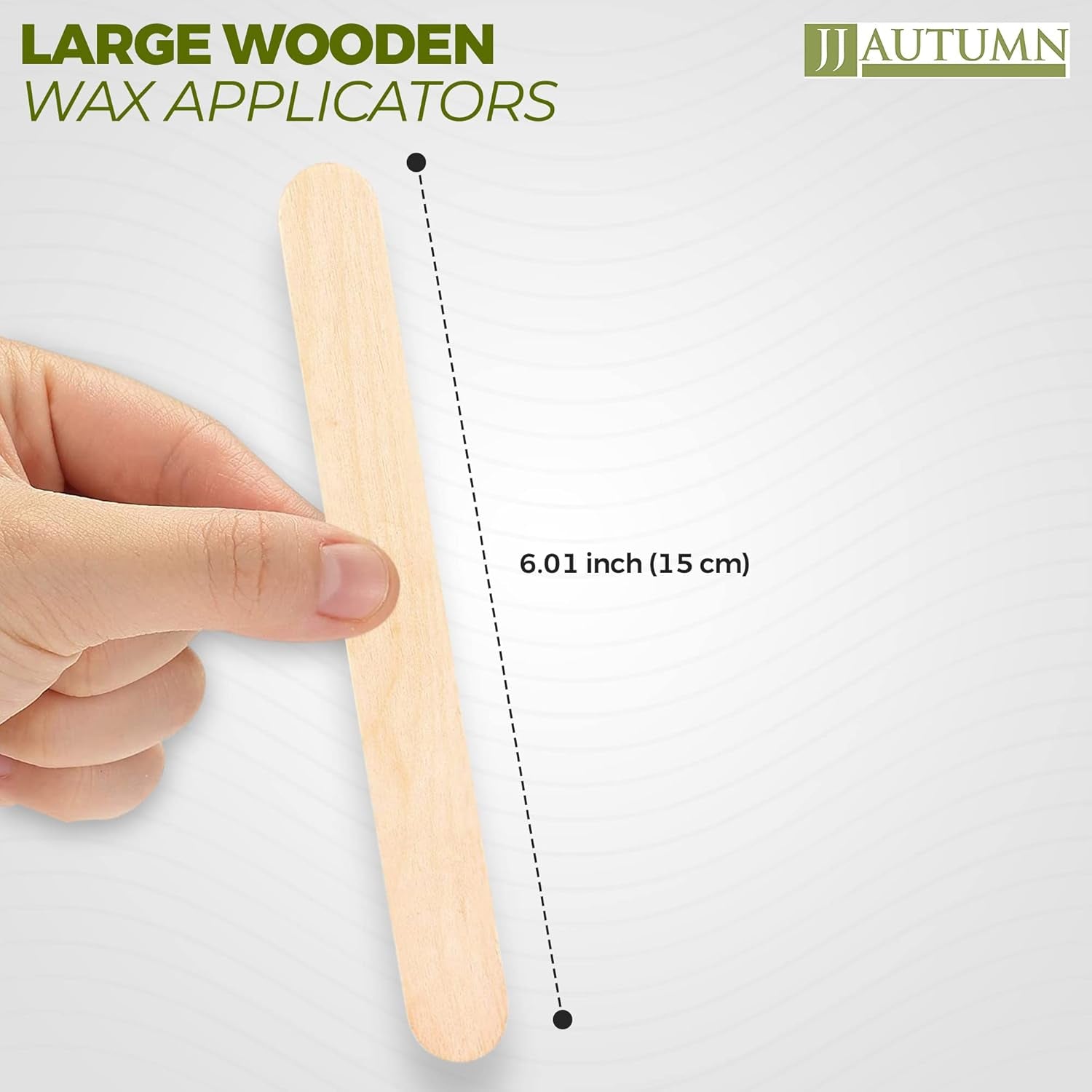 Wooden Wax Sticks for Hair Removal 100 Pcs Large Wood Popsicle Sticks for Waxing Tongue Depressor Wood Stick Wood Craft Supplies 6 Inch Wax Applicator