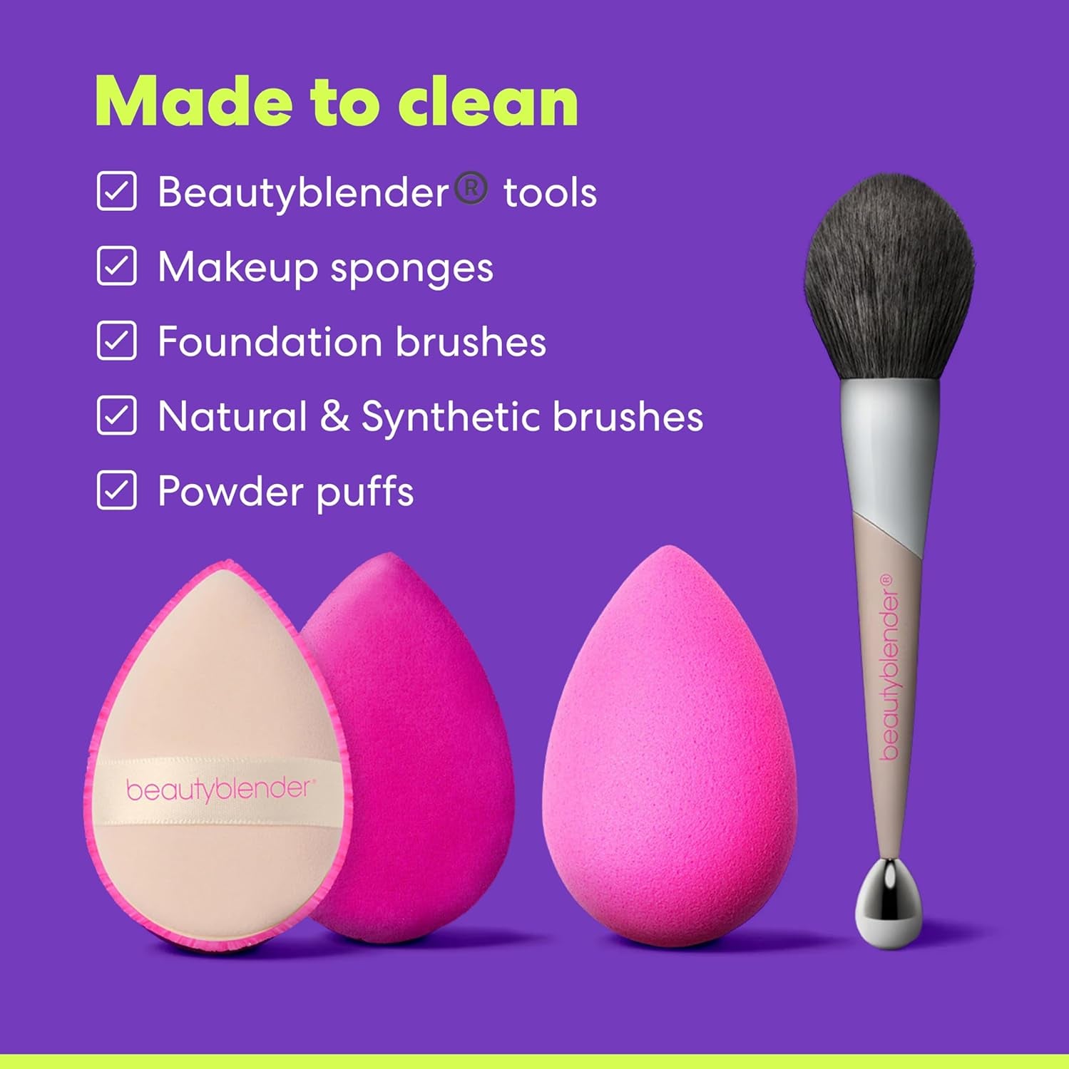® | Blendercleanser® Tool Wash | Lavender Purifying Liquid Soap | Hand, Sponge, Brush, Makeup Tool Cleanser | Lavender-Scented, Vegan, Paraben-Free, Sulfate-Free, 5 Oz
