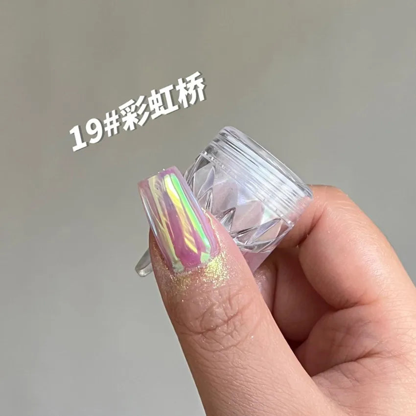 Moonlight Magic Mirror Powder Magnetic Mirror Cat Eye Nail Powder Matching DIY Nail Art Decoration Chrome Nail Salon Exclusive