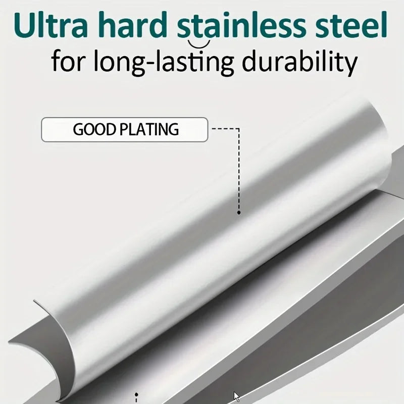 Precision Stainless Steel Tweezers for Eyebrow Hair Facial Hair Removal Splinter Blackhead Slant Ti