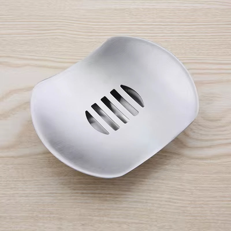 304 Stainless Steel Soap Dish, Shower Bar Soap Drain Holder Tray Countertop Sponge Holder for Bathroom, Hardware Accessories