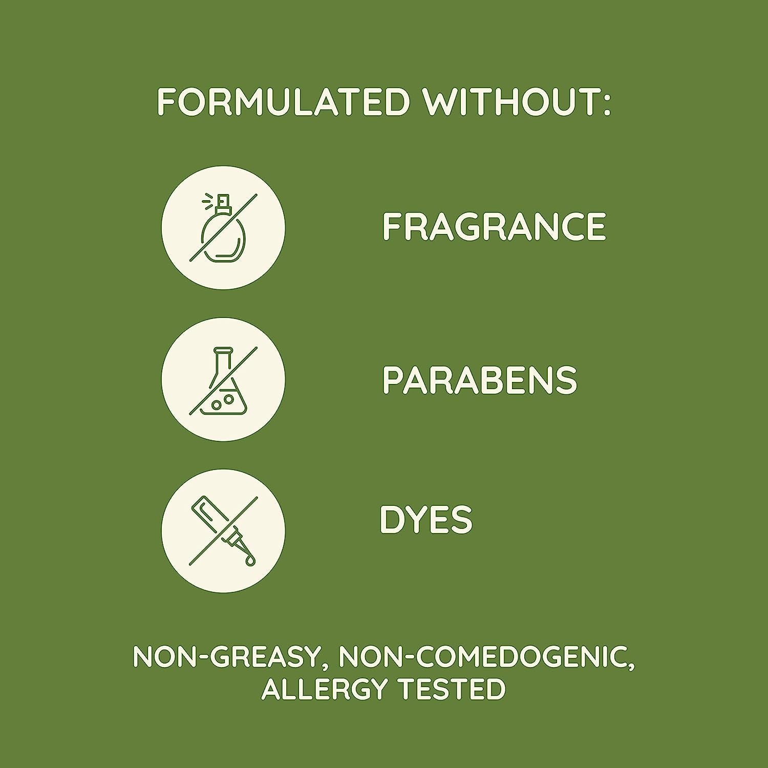 Daily Moisturizing Body Lotion for Dry Skin with Prebiotic Oat, Fragrance & Paraben Free, Non-Greasy, Non-Comedogenic, for Sensitive Skin & 72-Hour Moisturizer 18 Fl Oz