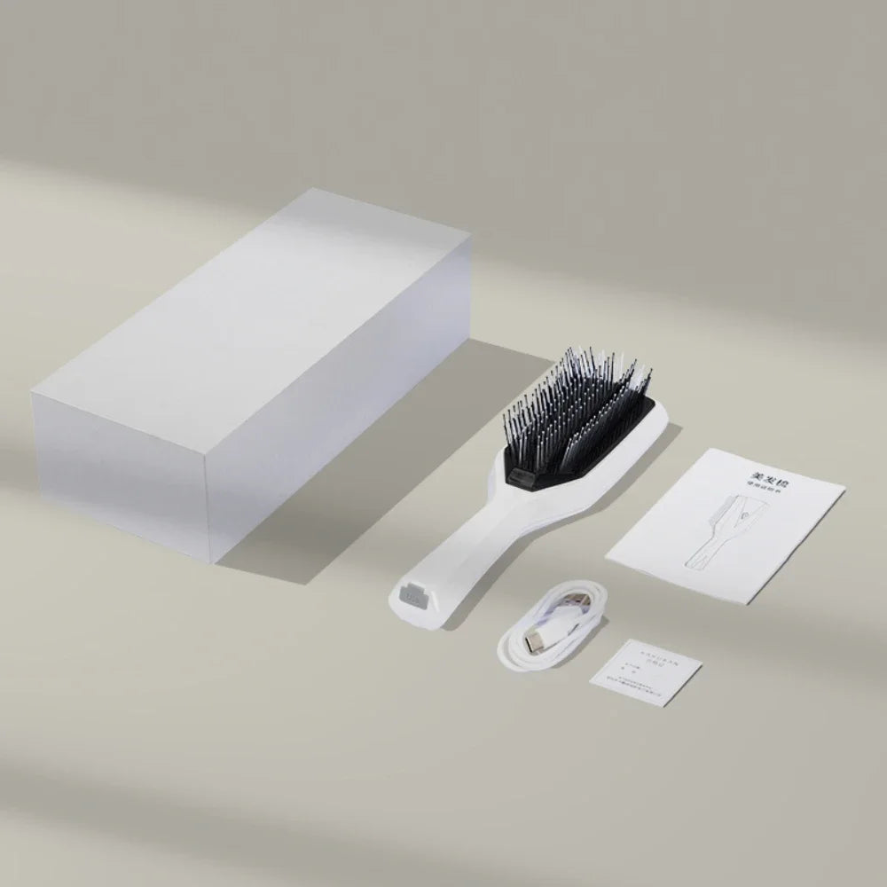 Led Mask Red and Blue Light Massage Therapy Devices Hair Growth Comb Led Infrared Lamp Electric Massage Comb Relax Head Massage