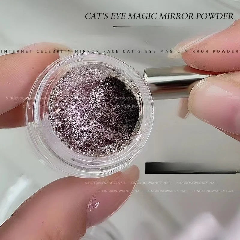 Moonlight Magic Mirror Powder Magnetic Mirror Cat Eye Nail Powder Matching DIY Nail Art Decoration Chrome Nail Salon Exclusive