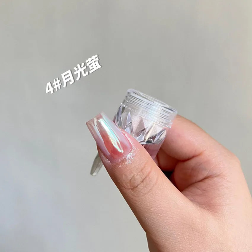 Moonlight Magic Mirror Powder Magnetic Mirror Cat Eye Nail Powder Matching DIY Nail Art Decoration Chrome Nail Salon Exclusive