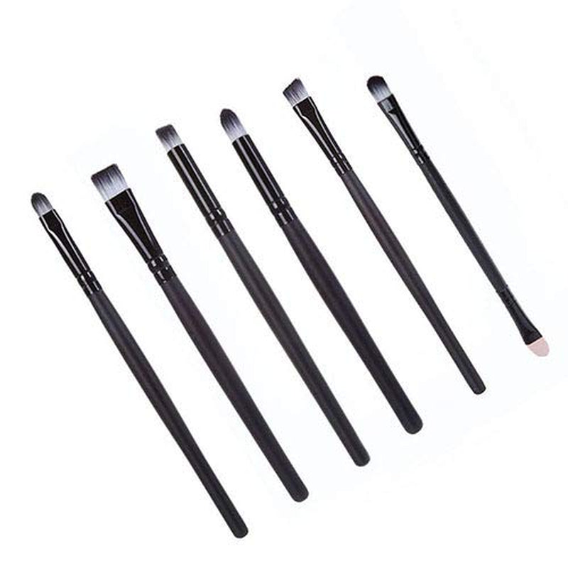 Litymitzromq Makeup Brushes 6 Pcs Make up Cosmetics Brushes Eyeshadow Eyeliner Beauty Tool Set Kit Gift Blending Powder Blush Concealers Highlighter Eye Shadows Brushes Kit