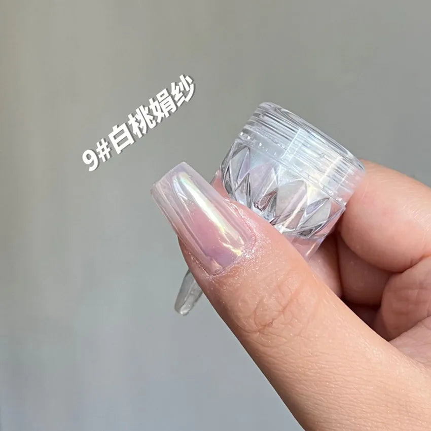 Moonlight Magic Mirror Powder Magnetic Mirror Cat Eye Nail Powder Matching DIY Nail Art Decoration Chrome Nail Salon Exclusive